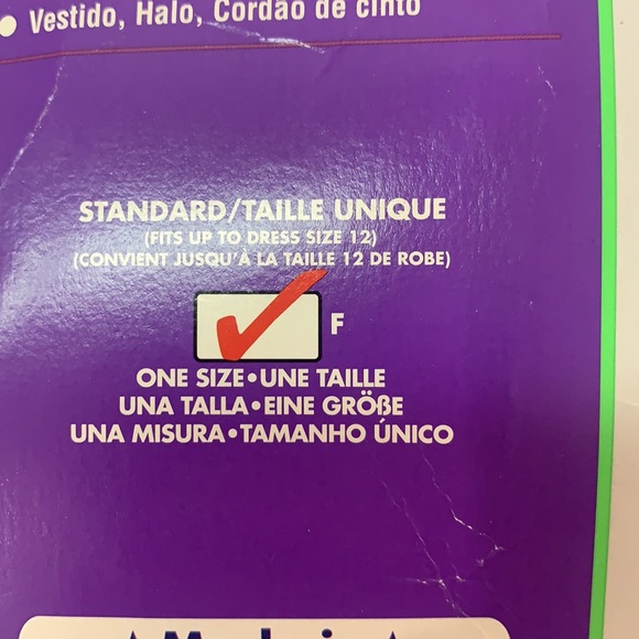 Halloween Angel adult costume, dress, belt, halo, one size - never worn - Picture 4 of 5